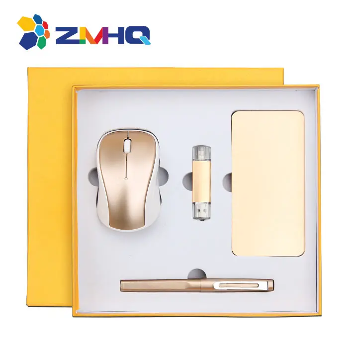 Настоящее окно беспроводная компьютерная мышь USB Pen Power Bank