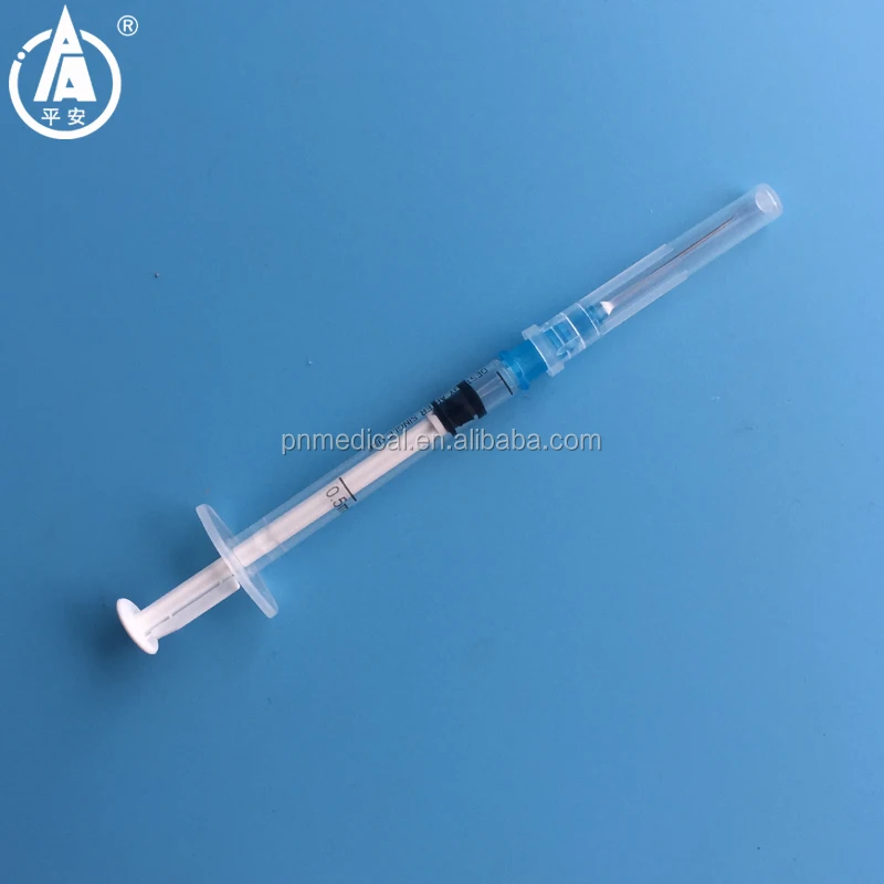 
High quality 0.5ml disposable auto-disable (ad) syringe 