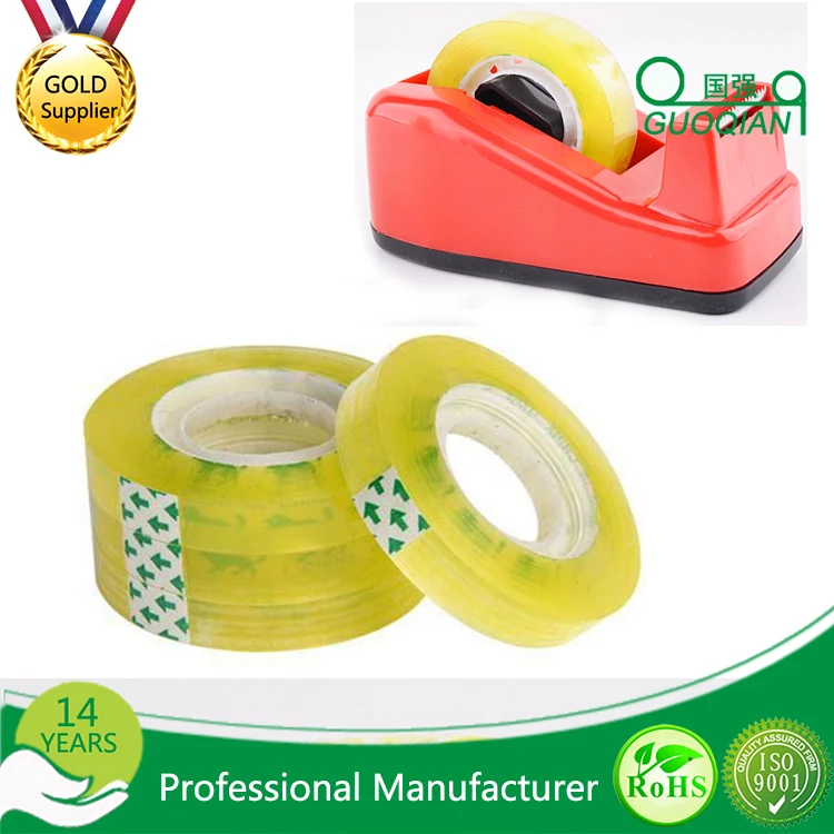 6 Rolls / Pack Home Office School Use Stationery Transparent Adhesive Tape