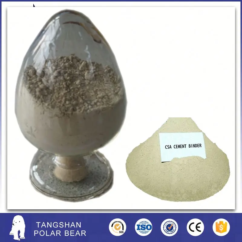 Csa связующего массовая цена за тонну цемента для продажи