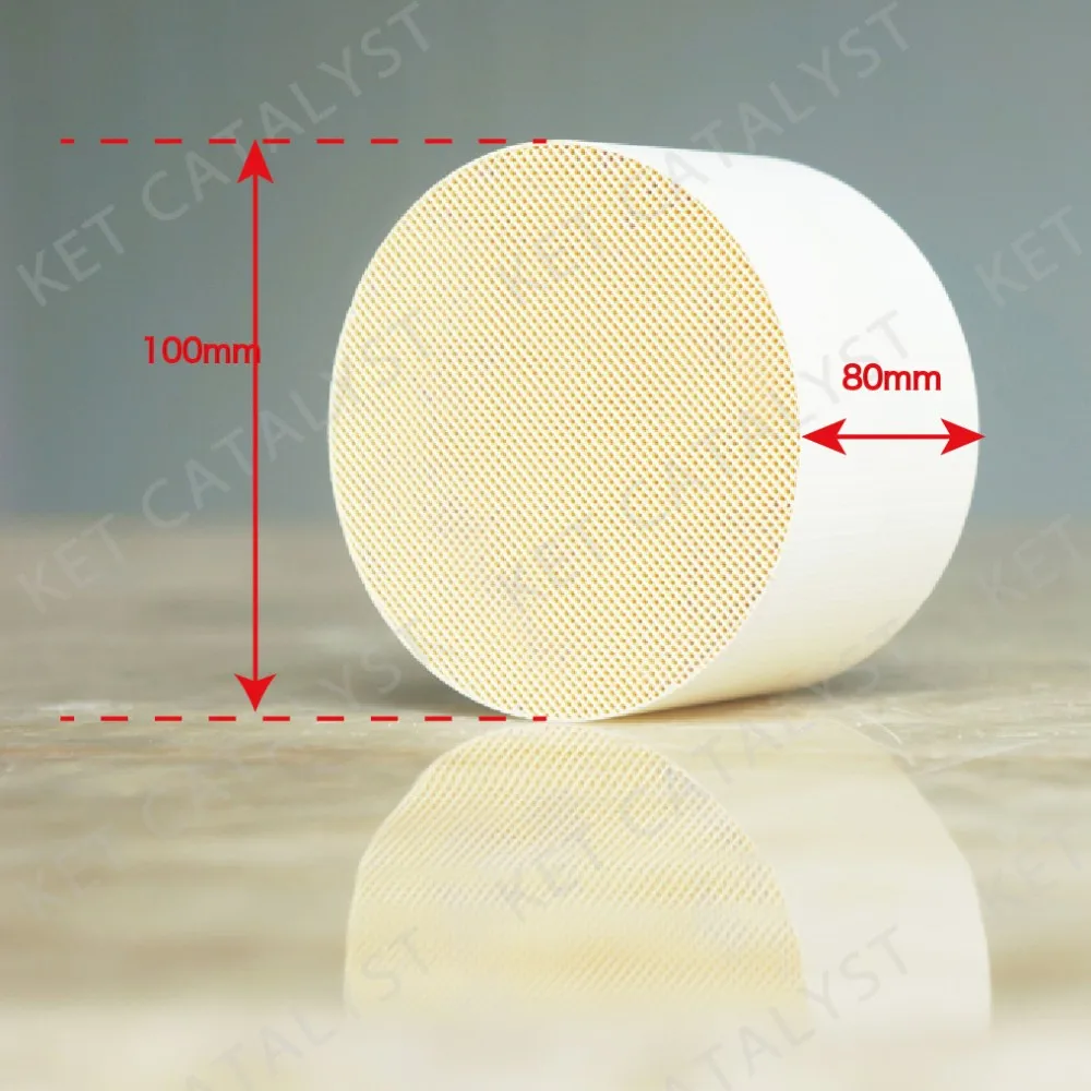 Three  way ceramic catalyst core coating with Euro 4 for petrol engine catalytic converter exhaust system