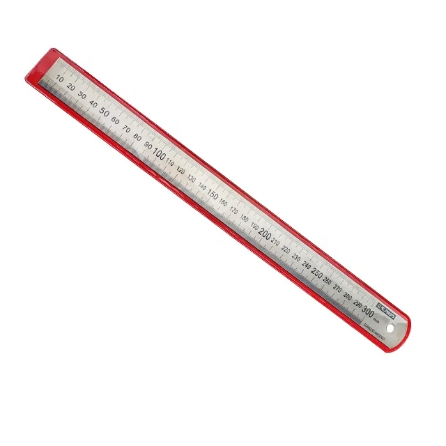 
[MEASPRO]30CM Metal Ruler Stainless Steel Straight Ruler 