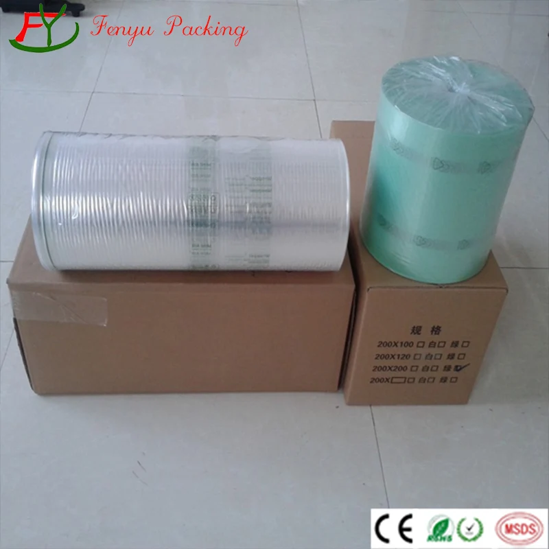 Inflatable anti-shocking providers air cushion bag film : the packaging material that takes up less space and costs less to ship