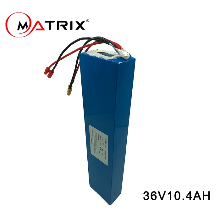
36 volt lithium ion battery for electric scooter 10S4P 36v10.4ah 