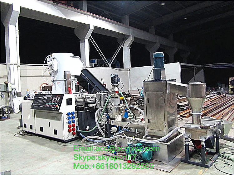 ABS PET PVC PP PE Film Granulator Pelletizer Plastic Recycling Granule Making Machine