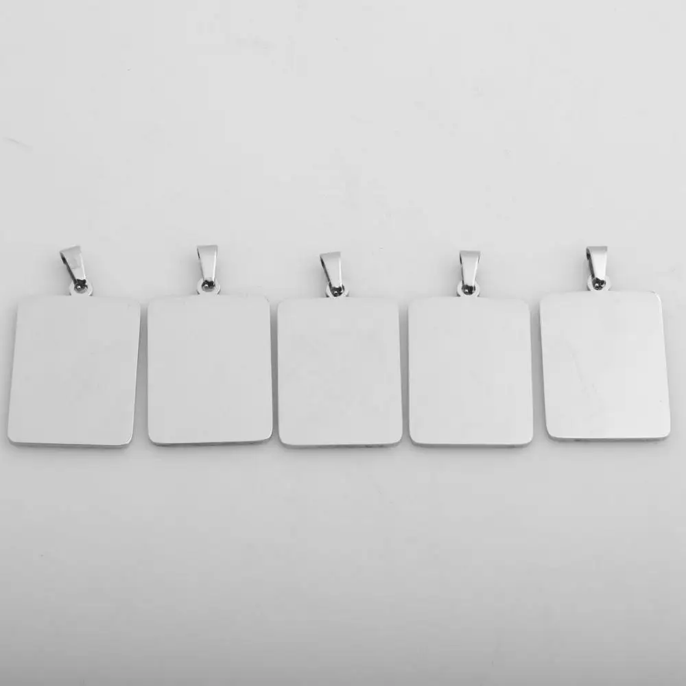 Оптовая продажа DIY ювелирные украшения из нержавеющей стали с логотипом и гравировкой сердца