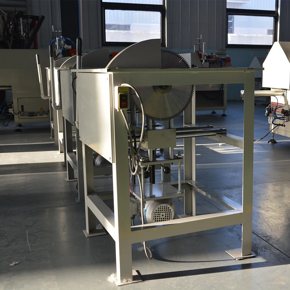 Jinan Factory Doors And Windows Making Equipment Single Head Multi-function Manual Cutting Machine