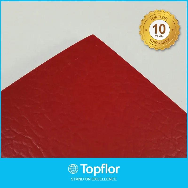 
Professional sports flooring red table tennis flooring mat 