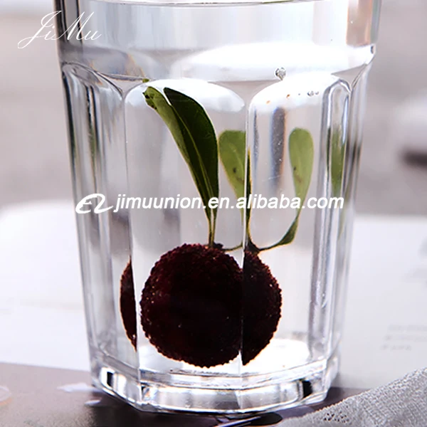 wholesale unbreakable Polycarbonate plastic cold drink Glass Cup cooler water glass cup juice drinking glasses Tumblers