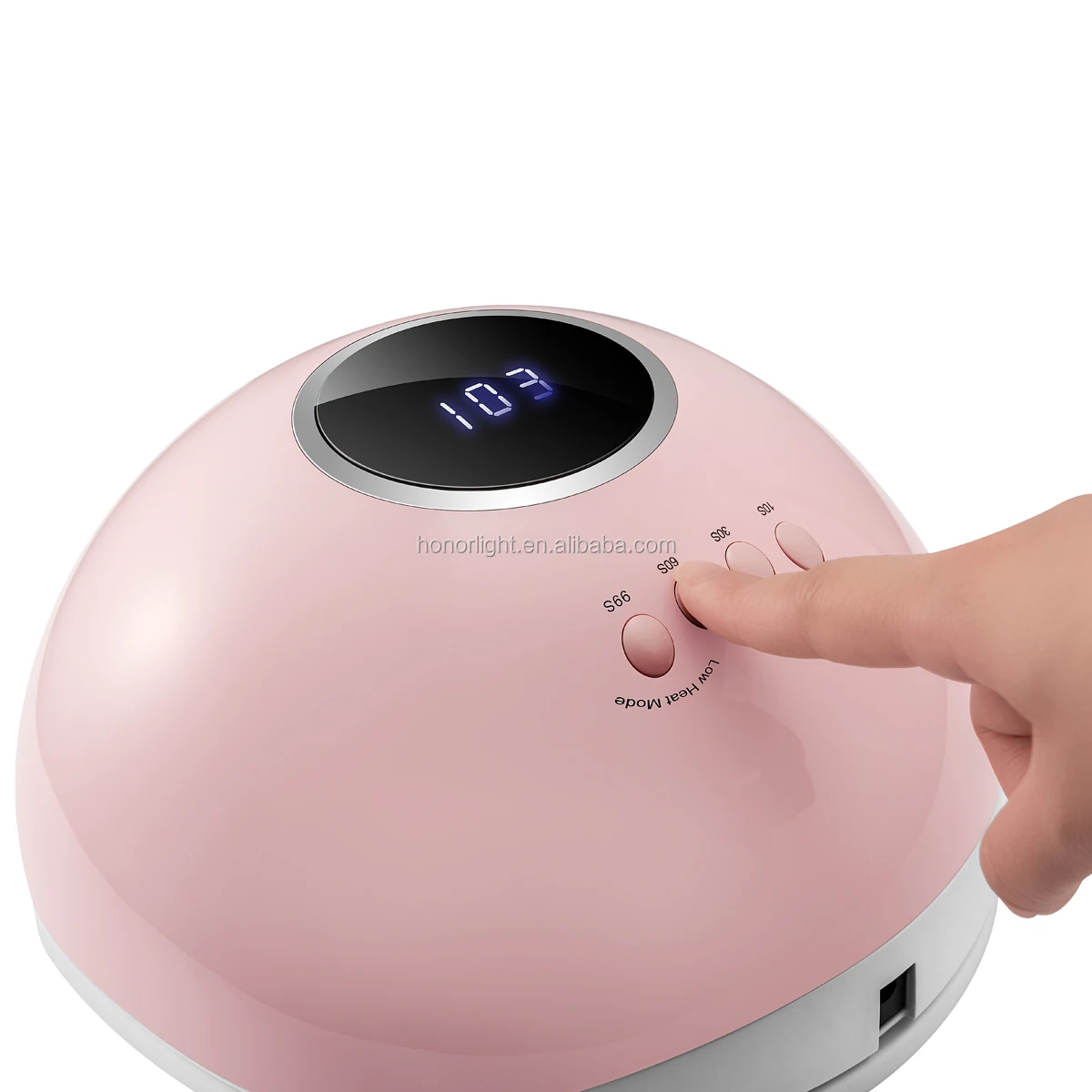 No black hand infrared induction gel dryer overheating protection uv led portable quick-drying nail lamp
