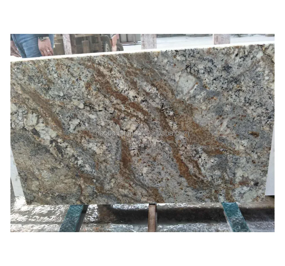 
Customized cut to size China Quarry Manufacturer Natural New Arrival Caramelato Granite Slab Countertop For Kitchen Counters 