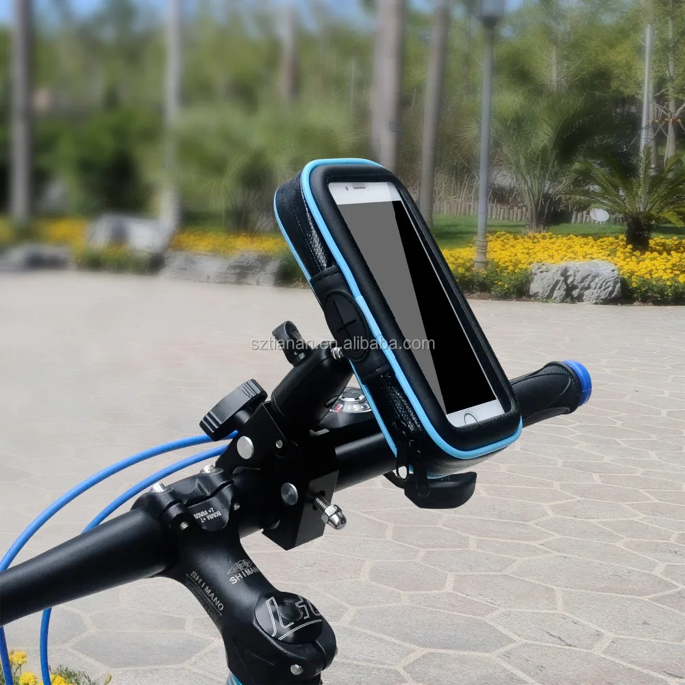 Anti-shock & non-vibration practical waterproof case bike phone mount