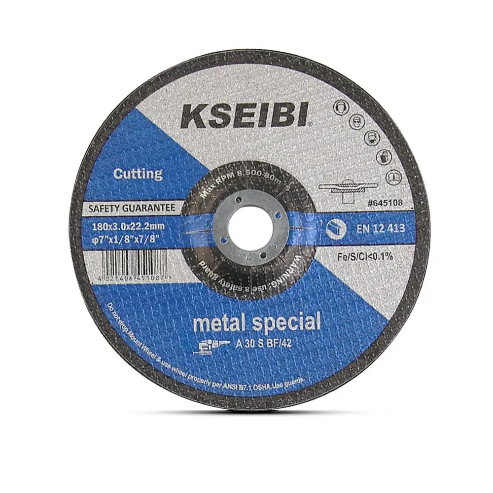 KSEIBI High Performance China 5 inch Abrasive Metal Cutting Disc For Metal & Steel Cutting Wheel