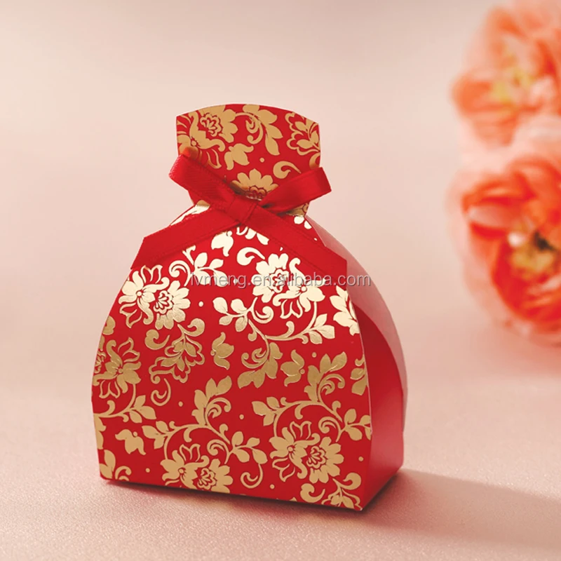 European style female and male candy box/ butterfly ribbon favor box/wedding box