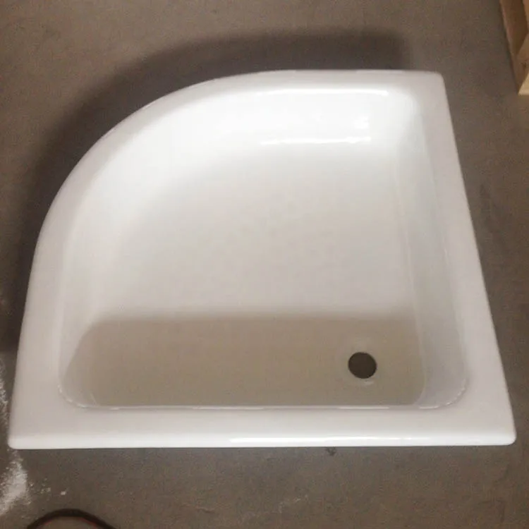 traditional cheap wholesale price portable walk in shower pan cast iron shower tray