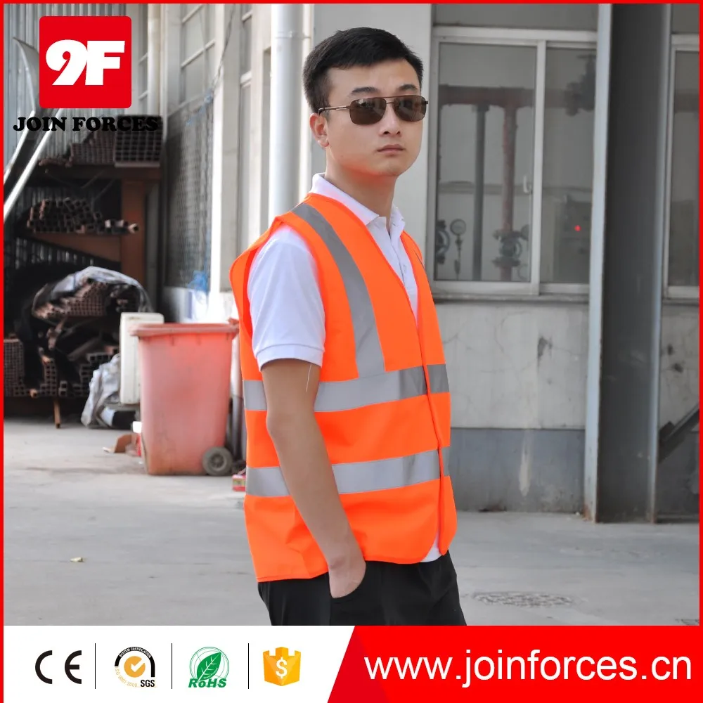 Factory outlets hi vis reflective safety vest with free sample