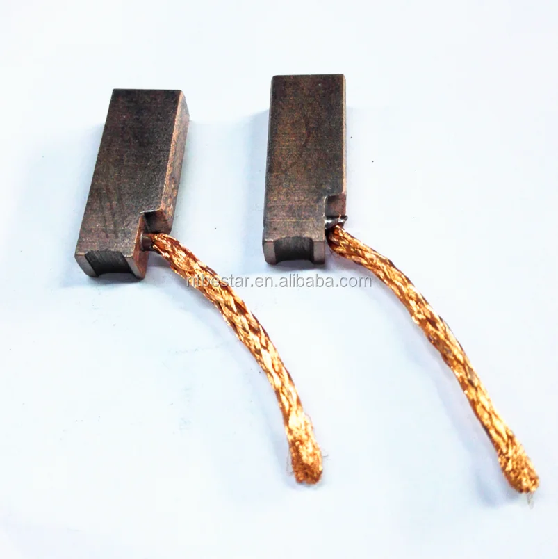 Поставка стандартных углеродных щеток для автозапчастей, высококачественный бесплатный образец