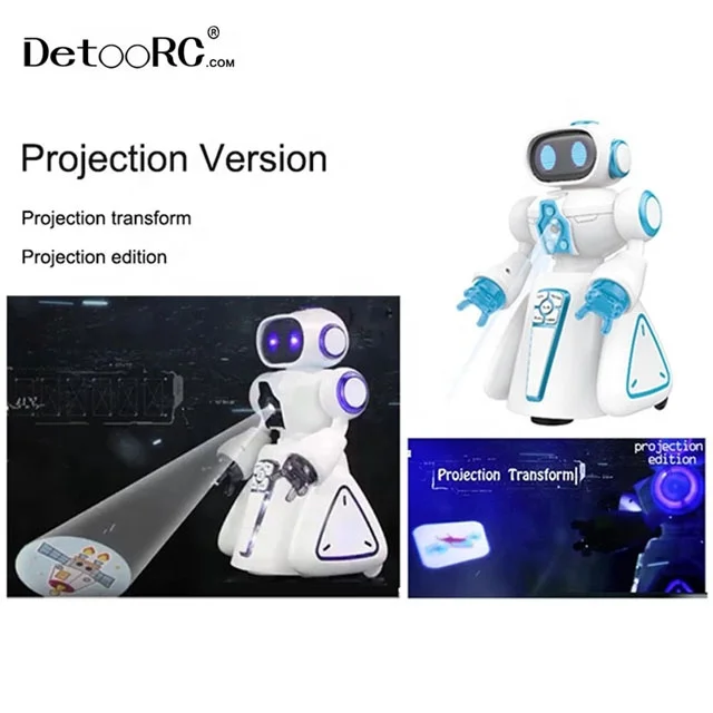 Detoo children cleaning robotic toys dancing and singing robots model vacuum robot toy kids