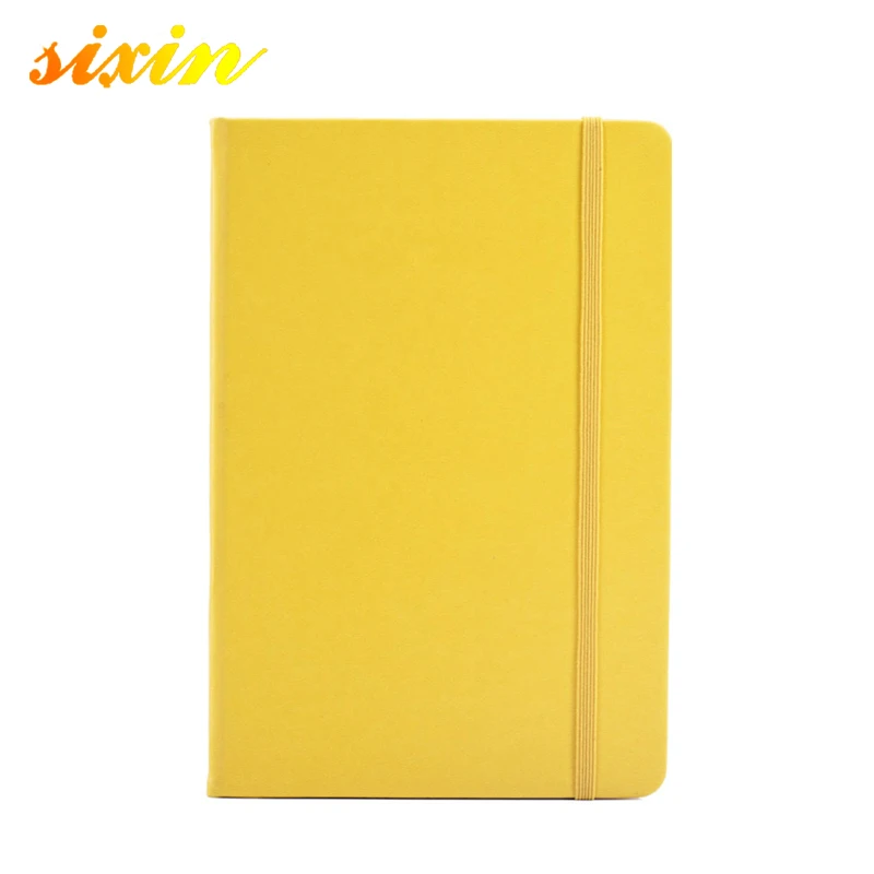 Hard Cover A5 Custom PU Leather Traveler Perfect Sewn Spiral Binding Notebook