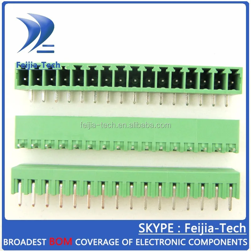 3.5/3.81mm Pitch 300V 8A PCB Screw Terminal Block Pluggable Terminal Block 16 Pins