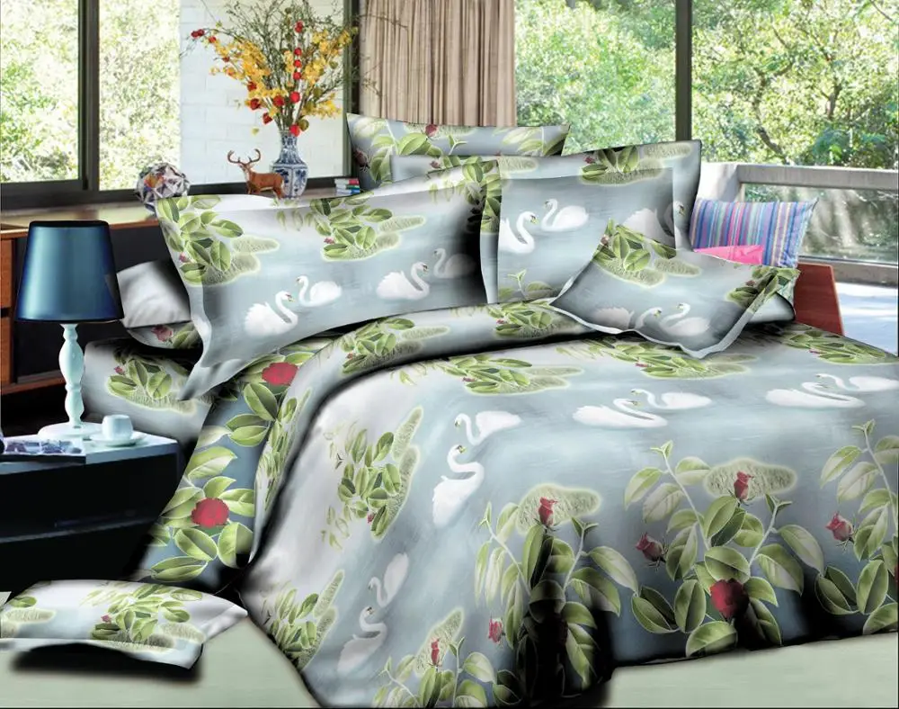 China supplier 100% polyester  fabric disperse printed fabric for  bedding set