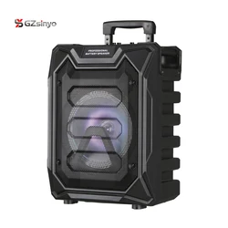 High Quality portable 8 inch Best Rechargeable DC Battery Speaker Box PA music active audio Sound Amplifier