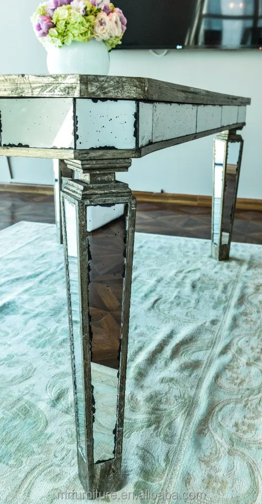 
Antique mirrored dining table- 