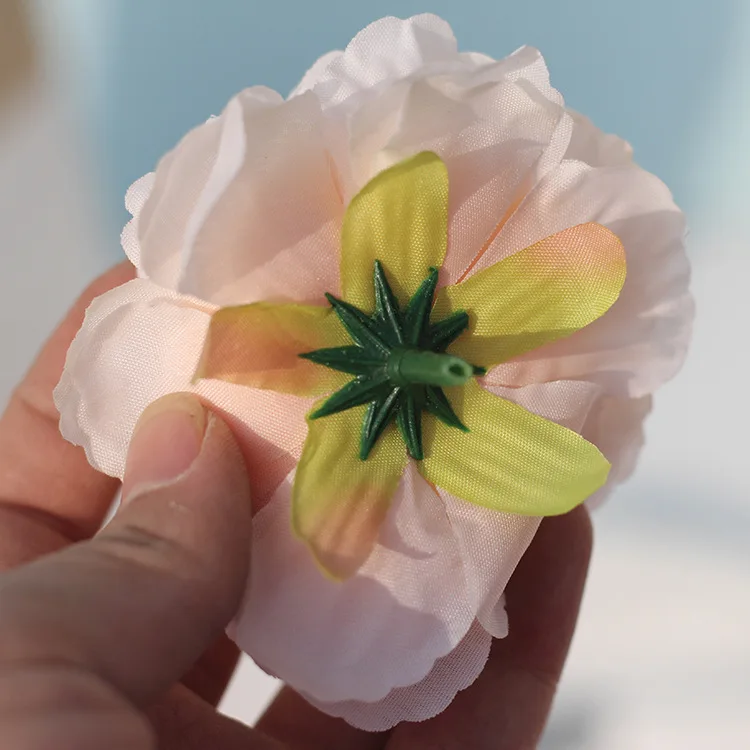 
High Quality Artificial Flower Silk Peony Head Artificial Peony Wedding Backdrop Wall Decoration Home Party Silk Rose Peony 