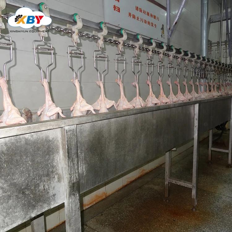 Automatic chicken feet cutting  machine online for chicken feet production line/ poultry abattoir machine
