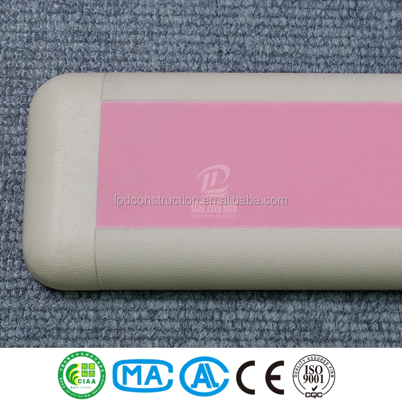 102mm corridor anti bump rail Hospital chair rail and Hotel Wall Guard Complete Set
