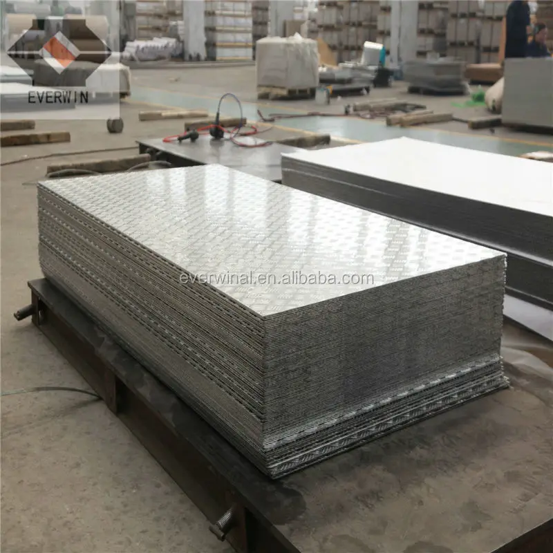 high quality 5052 O aluminum embossed plate/sheet for platform