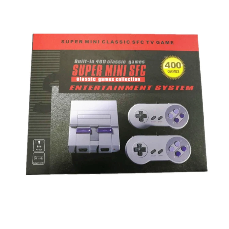 SUPER MINI SFC Mini 400 Video Game Console with 400 Classic Mini Console