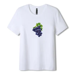 Pioneer Camp Fashion Summer T shirt Men Brand Clothing 3D Grape Printed T-shirt Male Quality 100% Cotton Short Tees