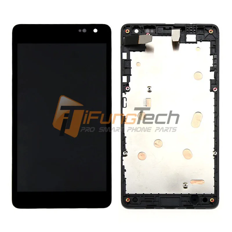 2S 2C Version in stock For Nokia microsoft lumia 535 N535 lcd display Touch screen +frame assembly