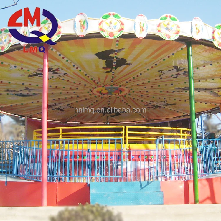 luna park equipment amusement rides mini tagada with LED light
