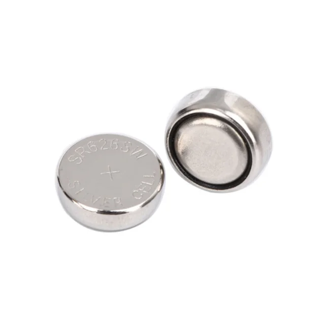 High Quality 1.55V 377 SR626SW Silver Oxide Button Cell Battery