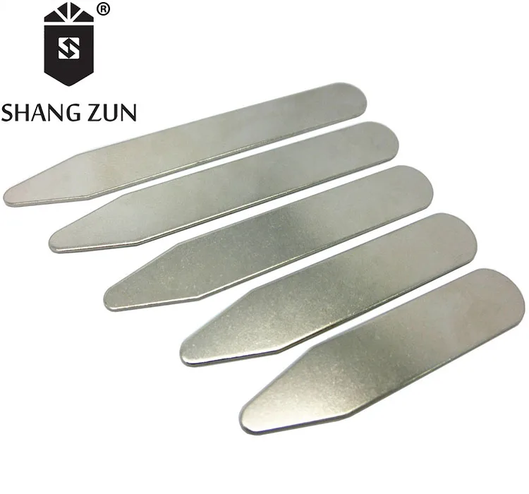 
Wholesale manufacturers 40 PCS stainless steel collar stays matt metal collar inserts personalized shirt collar supports 