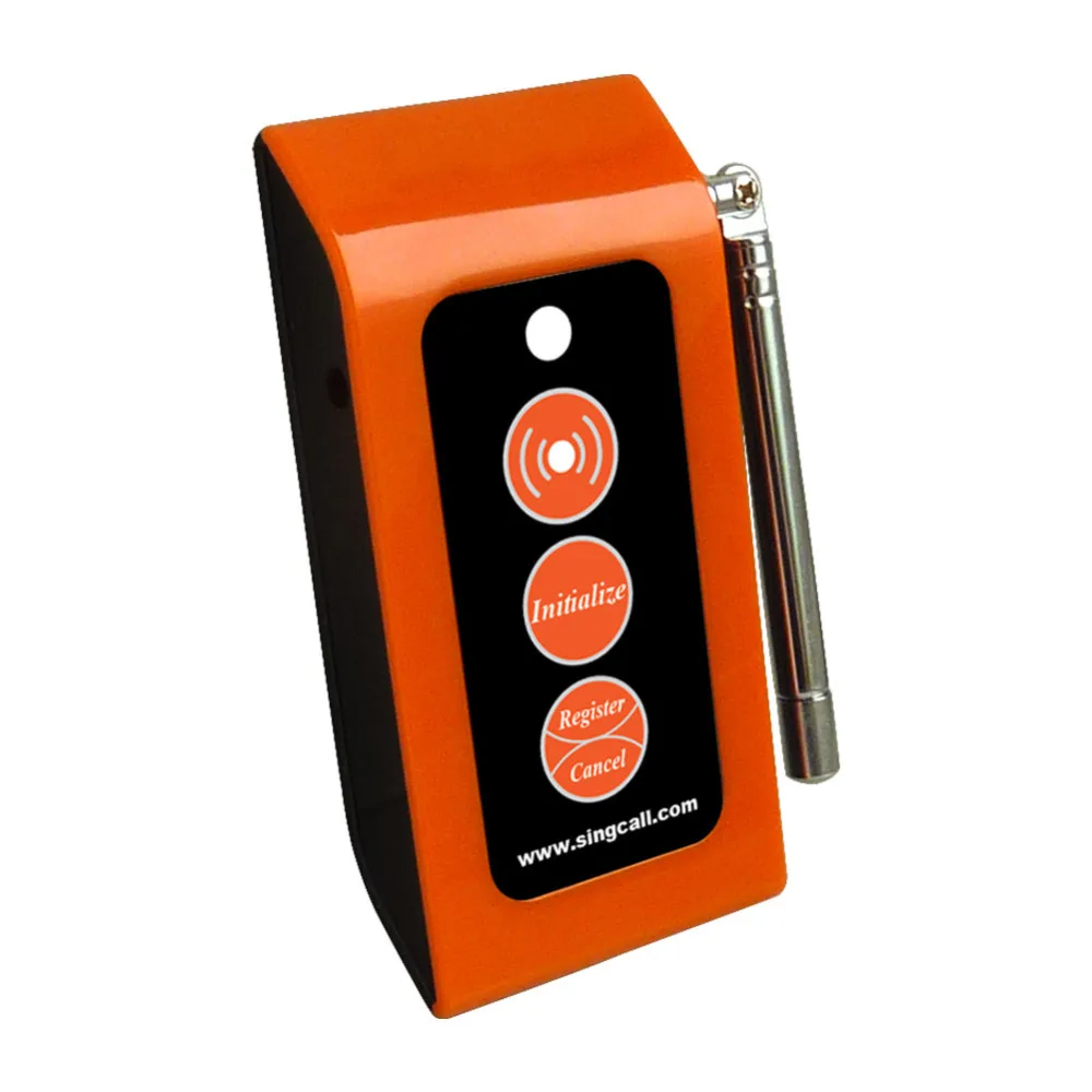 SINGCALL SINGCALL patient alarm system emergency sound and light alarm small caregiver receiver,with two buttons