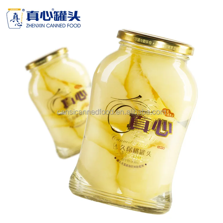 Zhenxin Brand Fresh Canned White Peach in Light Syrup 880g /680g