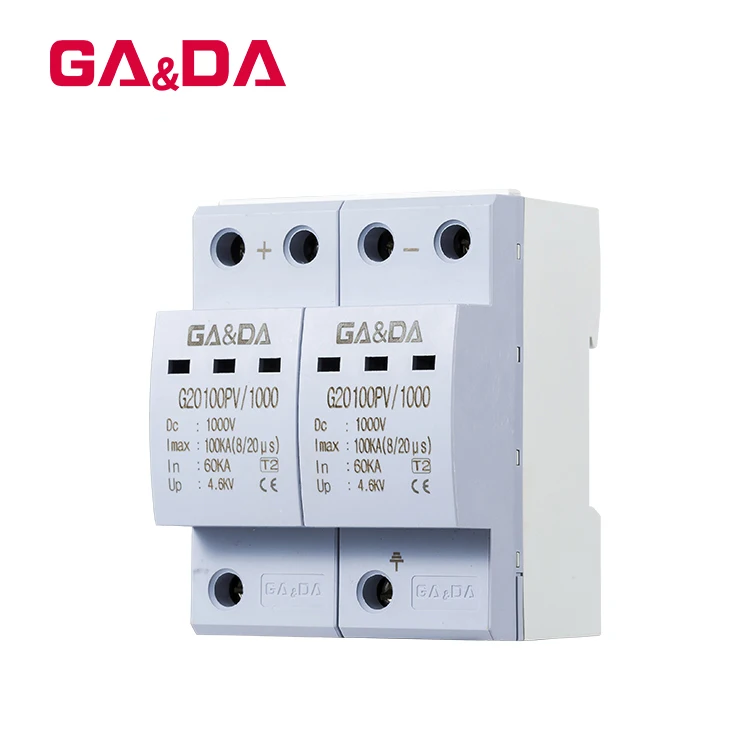 GADA 1000V/1500V type 2 power surge voltage protection device