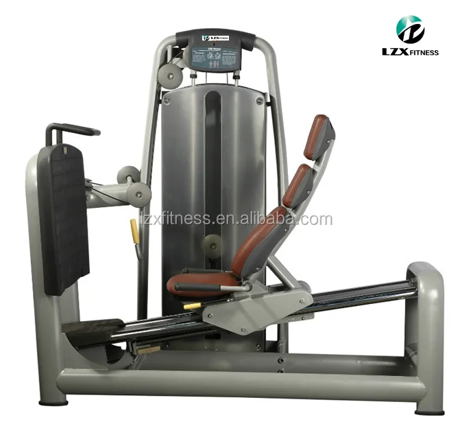 Pin loaded selection fitness equipment leg exercise machine indoor sports equipment horizontal leg press machine
