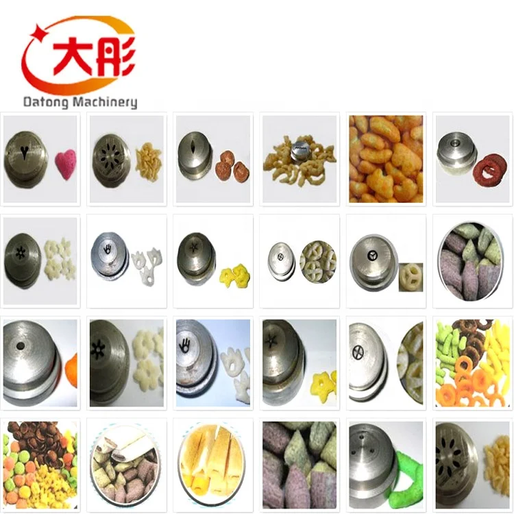 Automatic Puff Corn Snacks Food Extrusion Processing Line Extruder