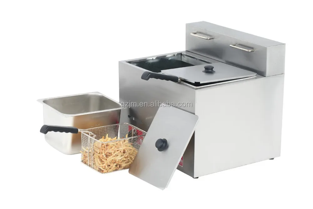 Горячая Распродажа, коммерческая газовая фритюрница с двойным резервуаром