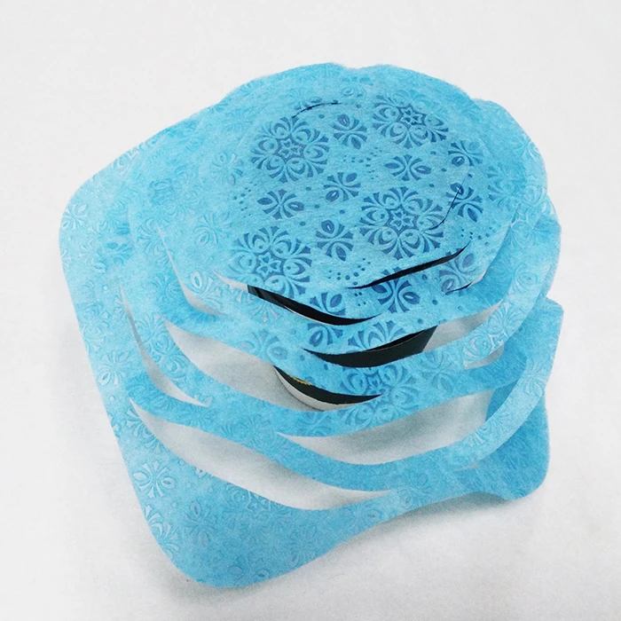 Custom Takeaway Coffee Cup Holder Drink Carrier Disposable Non Woven Cup Holder