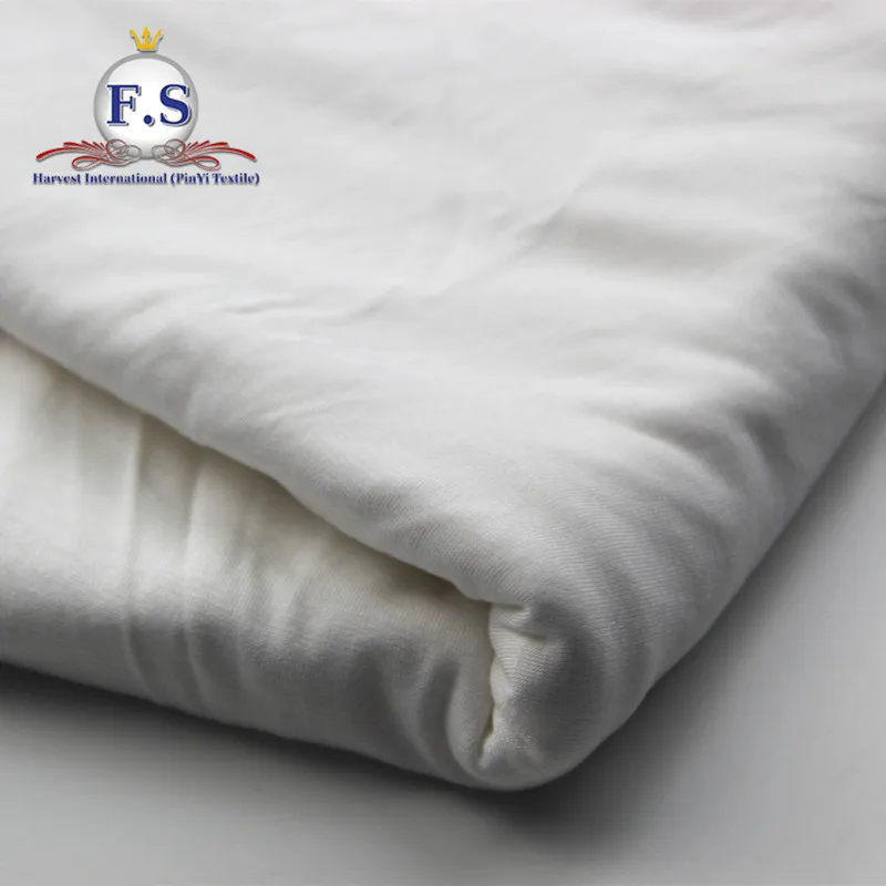 96/4 nature bamboo jersey fabric