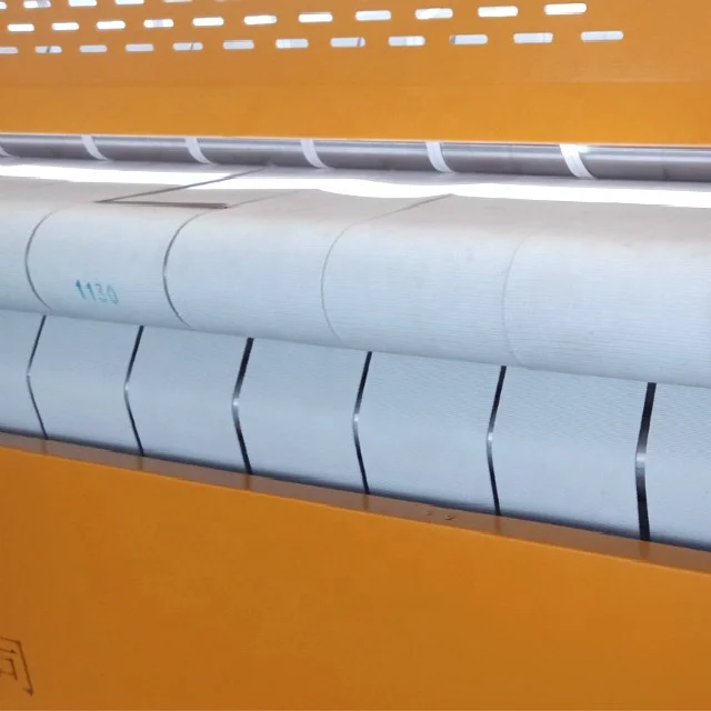 textile steaming hotel and landry mangle clothes ironing machine table cloth ironing machine