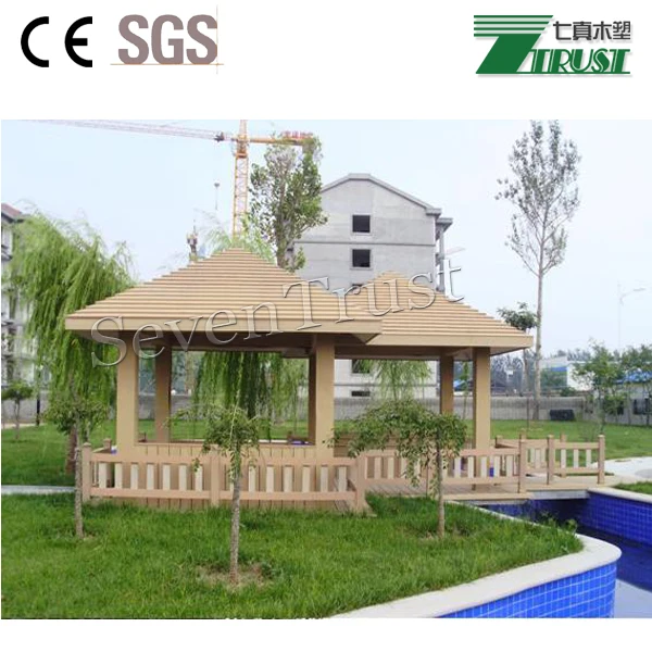 Wooden composite WPC garden pavilion price