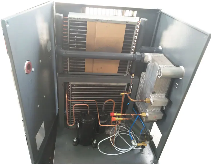energy-saving air dryer air cooled chiller system diagram