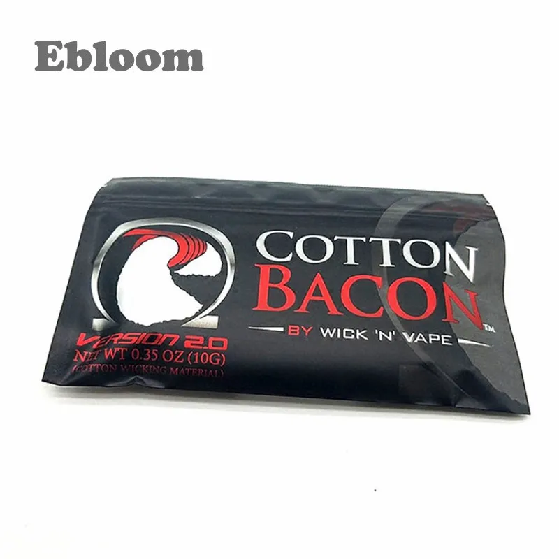
Best selling Bacon cotton pack organic cotton fabric vape cotton for electronic cigarette 