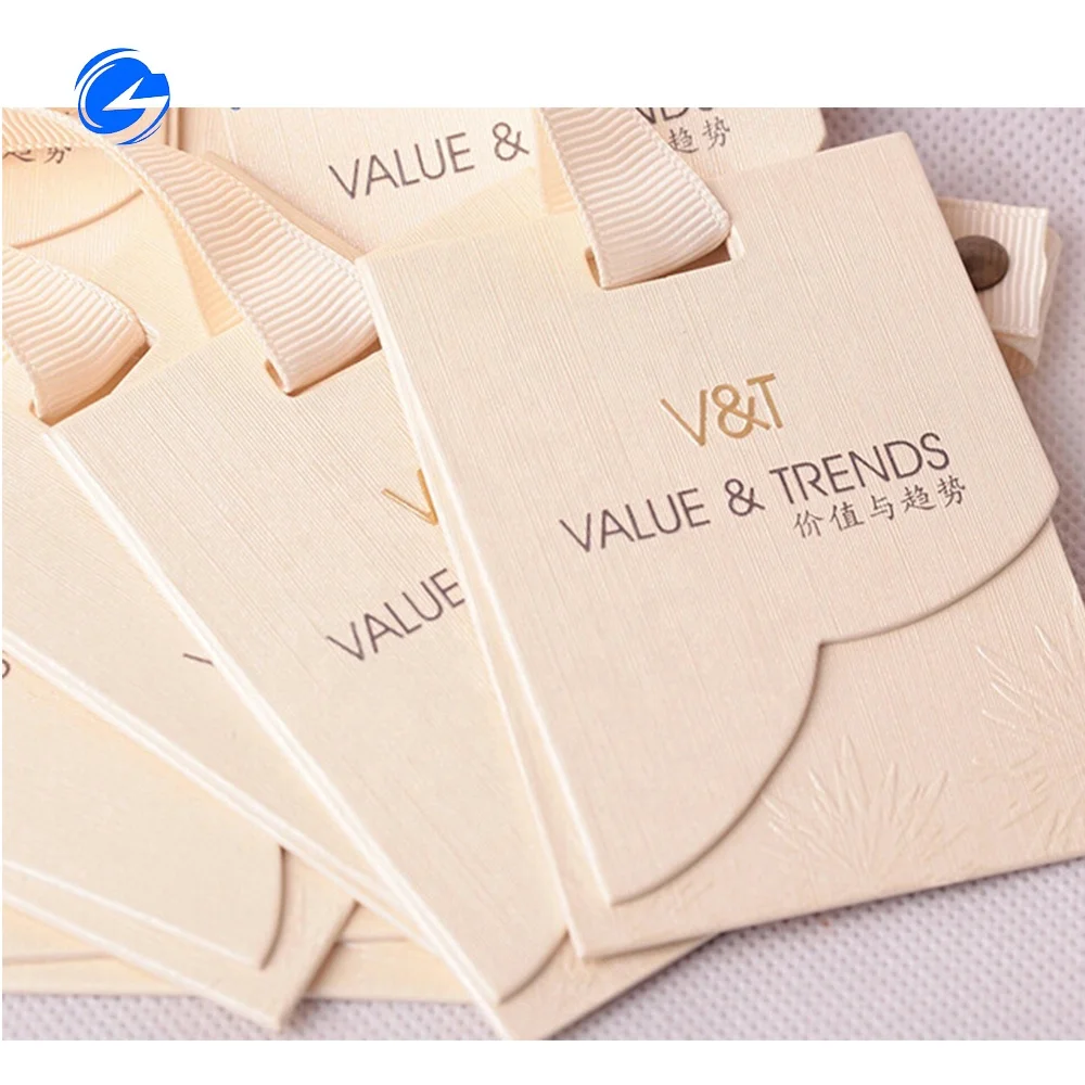 Wholesale free sample product label custom logo print garment hang private label clothing line clothing tag